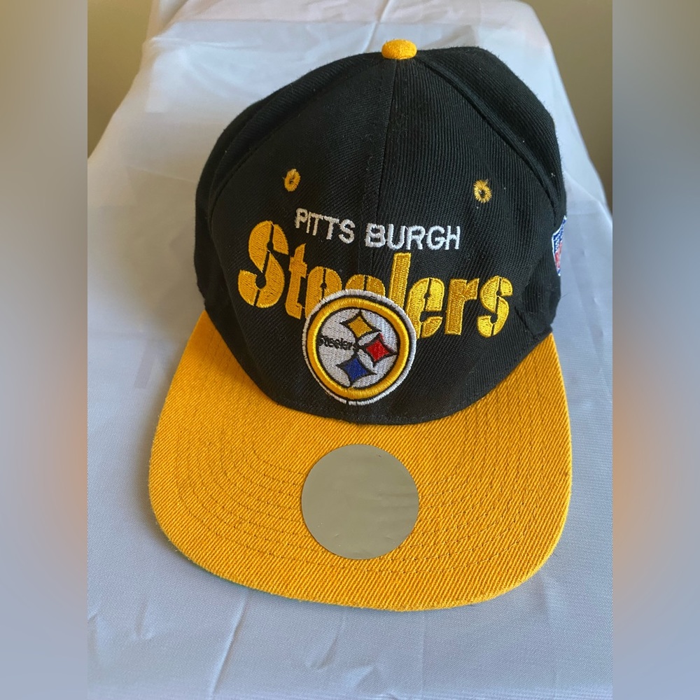Vintage Mitchell & Ness Pittsburgh Steelers Hat 90s NFL